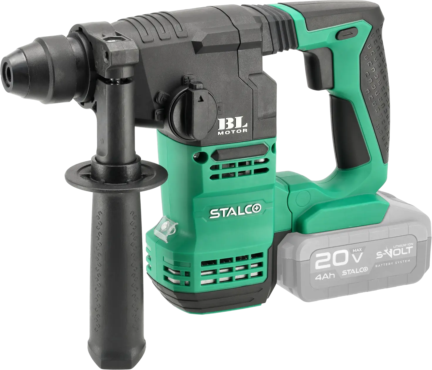Cordless hammer drill RHS20 - 18BL body 20V S - VOLT STALCO S-97327