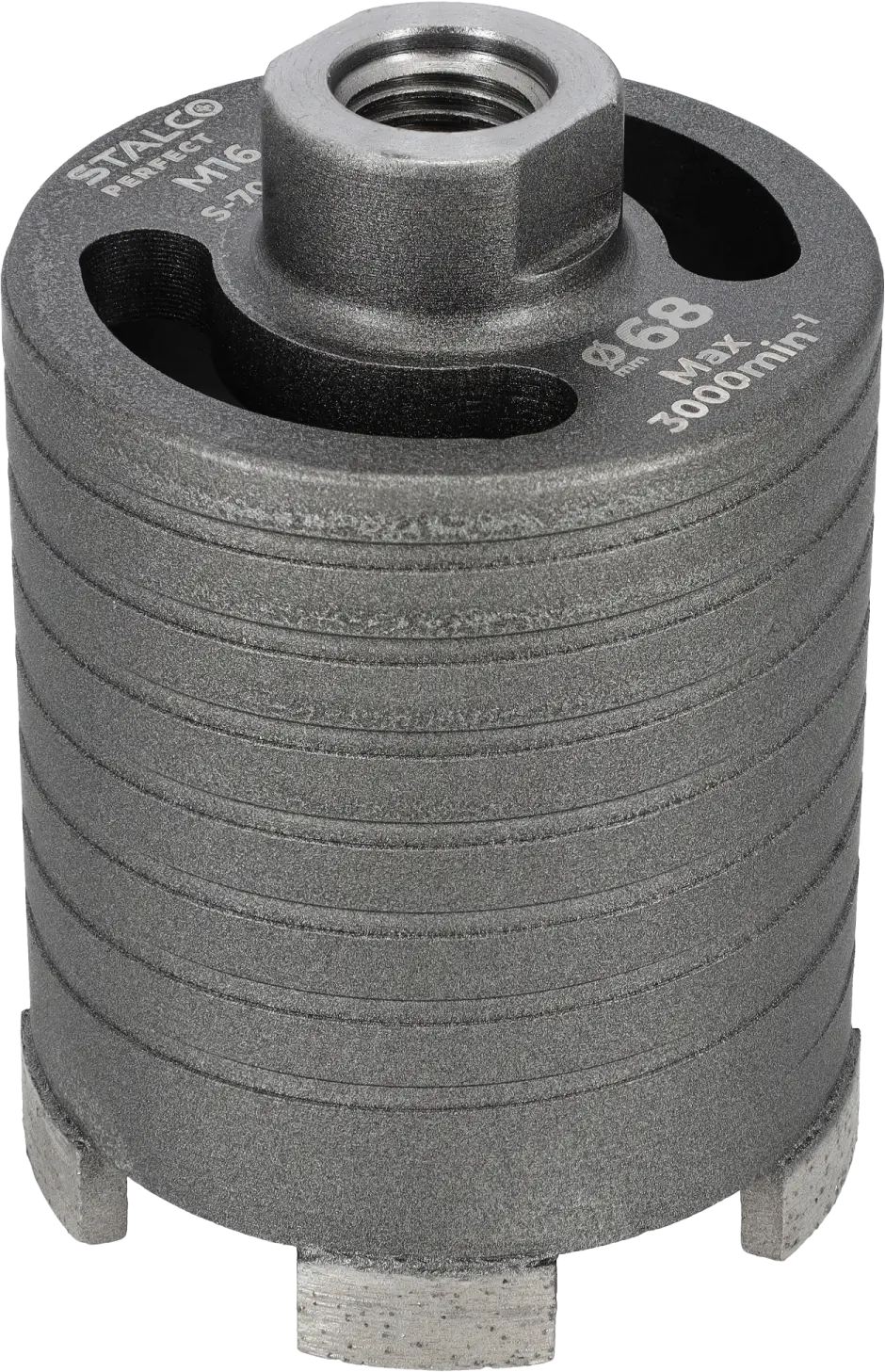 Diamond hole saw for concrete ø68 x 80 mm, M16 (5904012188358)