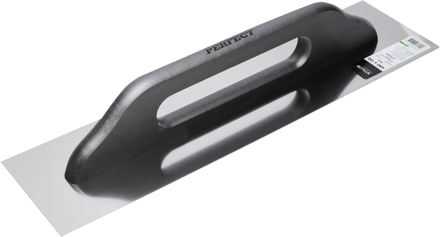 Stainless steel trowel 480 x 130 mm, smooth (5907527910254)