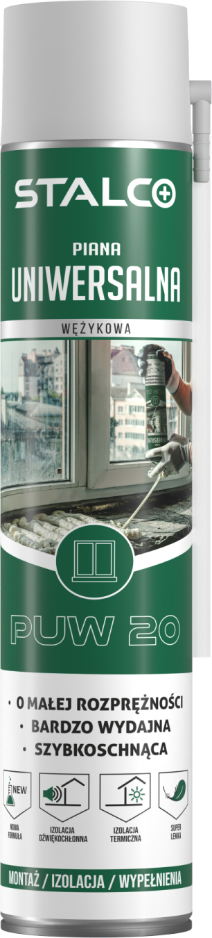 Universeel PU-schuim met Slang PUW 20 STALCO S-64620