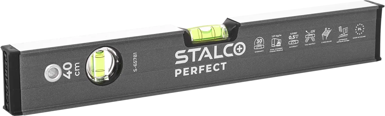 Aluminum spirit level 100 cm (5901466145517)