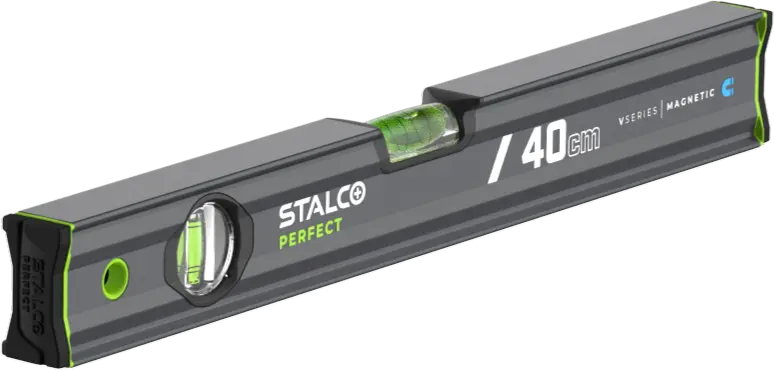 Poziomnica VSERIES antracyt magnetyczna 40cm antracyt STALCO PERFECT S010265531