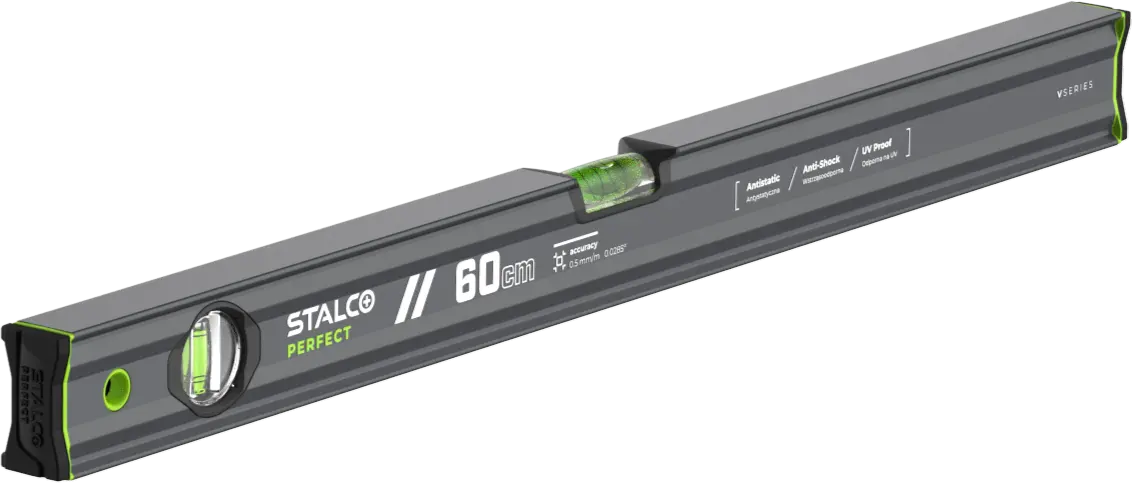 Spirit level VSERIES 60cm anthracite STALCO PERFECT S010265512
