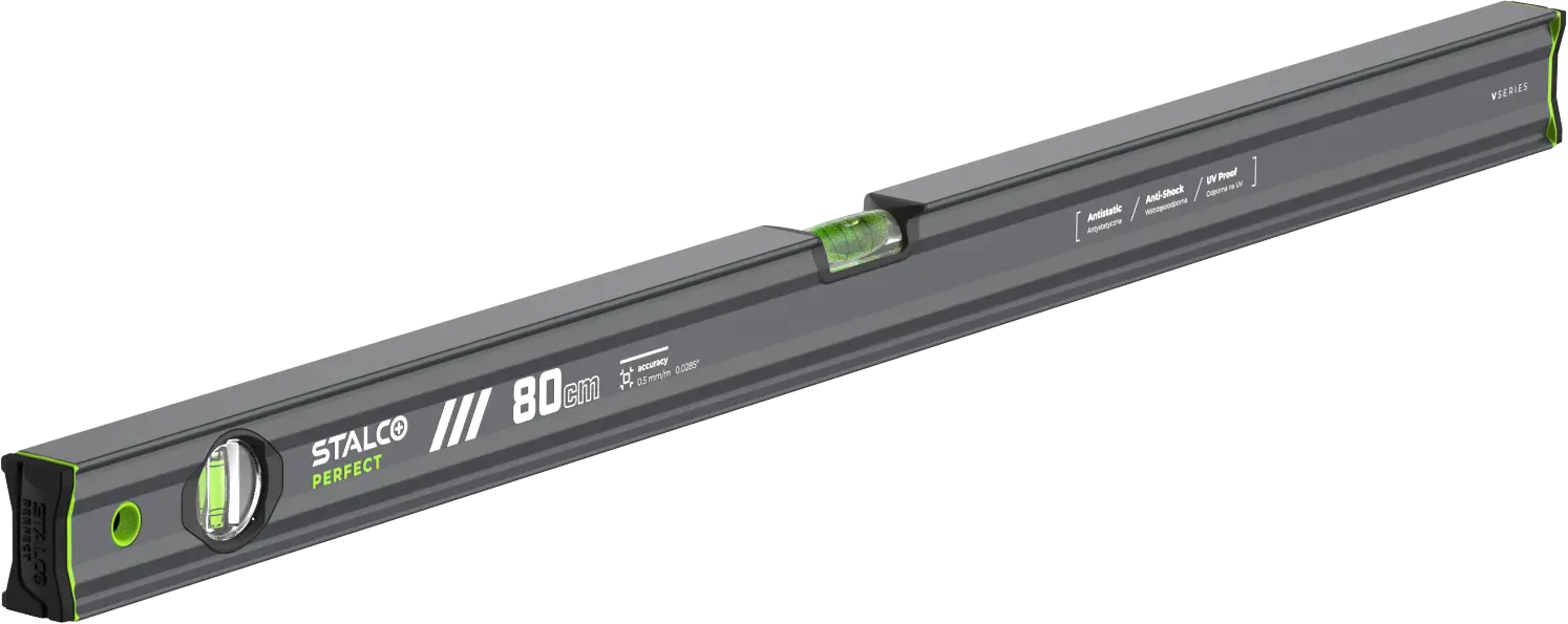 Spirit level VSERIES 80cm anthracite STALCO PERFECT S010265513
