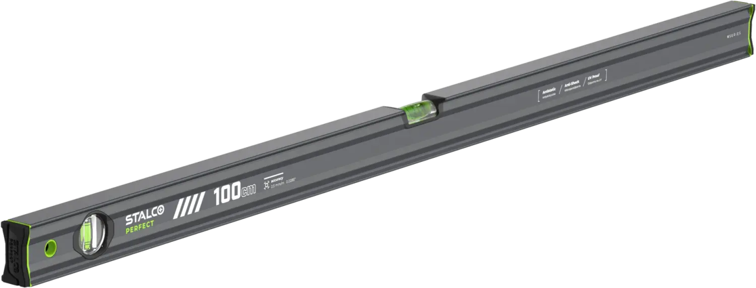 Spirit level VSERIES 100cm anthracite STALCO PERFECT S010265514