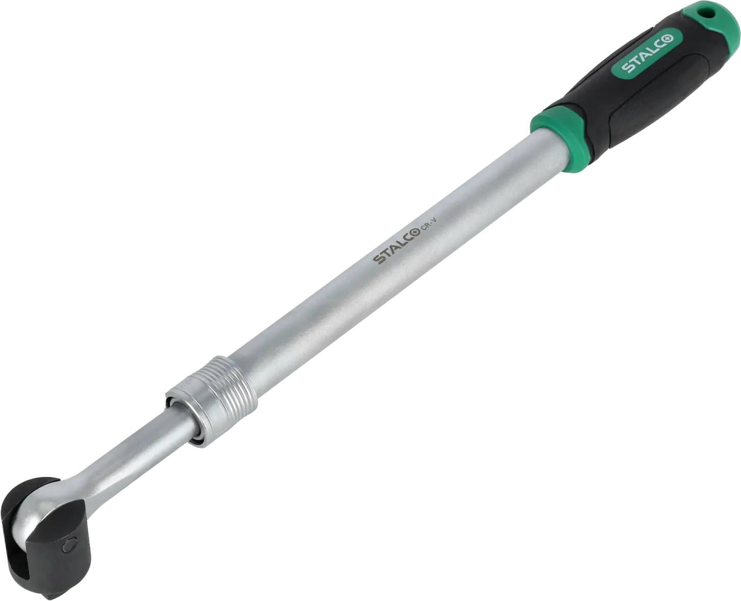 Extendable flex handle 1/2” 470 - 620mm CrV STALCO S-56272