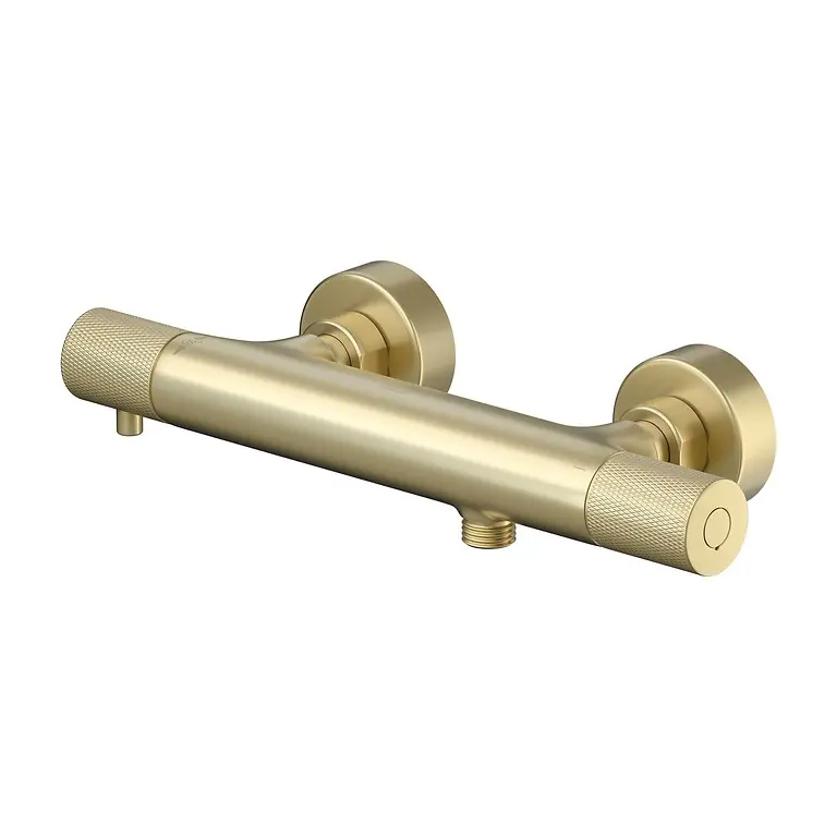 Zen by Cersanit Shower Faucet Wall-Mount Thermostatic Gold Matt S1001-154