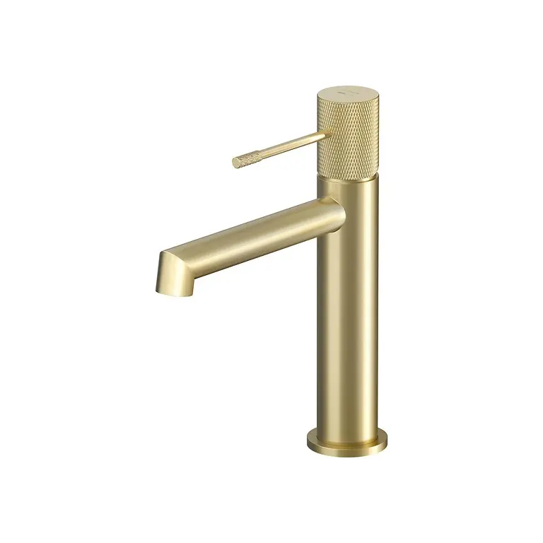 Zen by Cersanit Washbasin Faucet Deck-Mount Gold Matt S1001-157