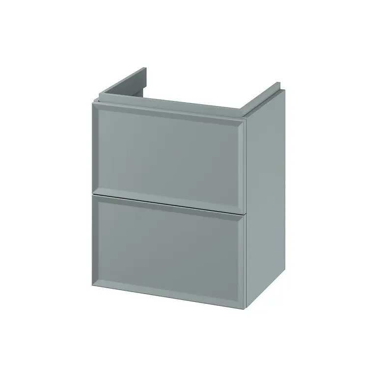 MILLE by CERSANIT SLIM 50 Washbasin Cabinet – Fiord (Push-to-Open) S1021-007