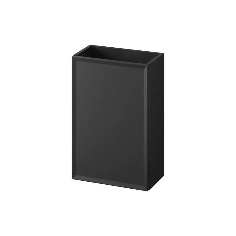 MILLE by CERSANIT 40 Washbasin Cabinet – Black Matt Push-to-Open S1022-003