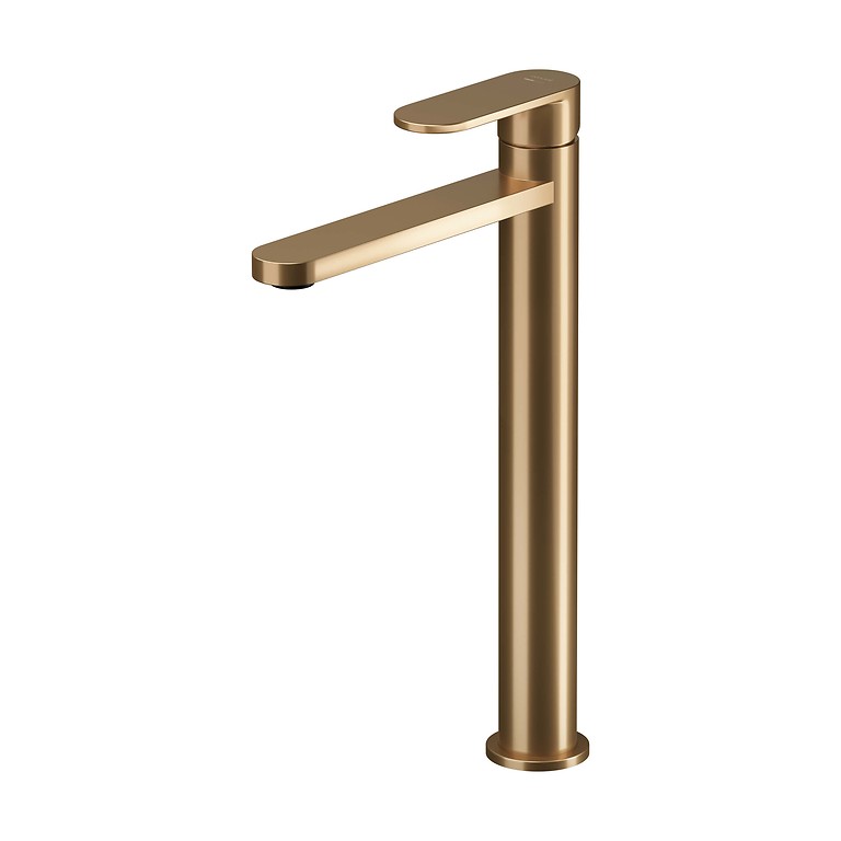 Luna by Cersanit Washbasin Faucet Deck-Mounted High Copper Brushed S1057-006