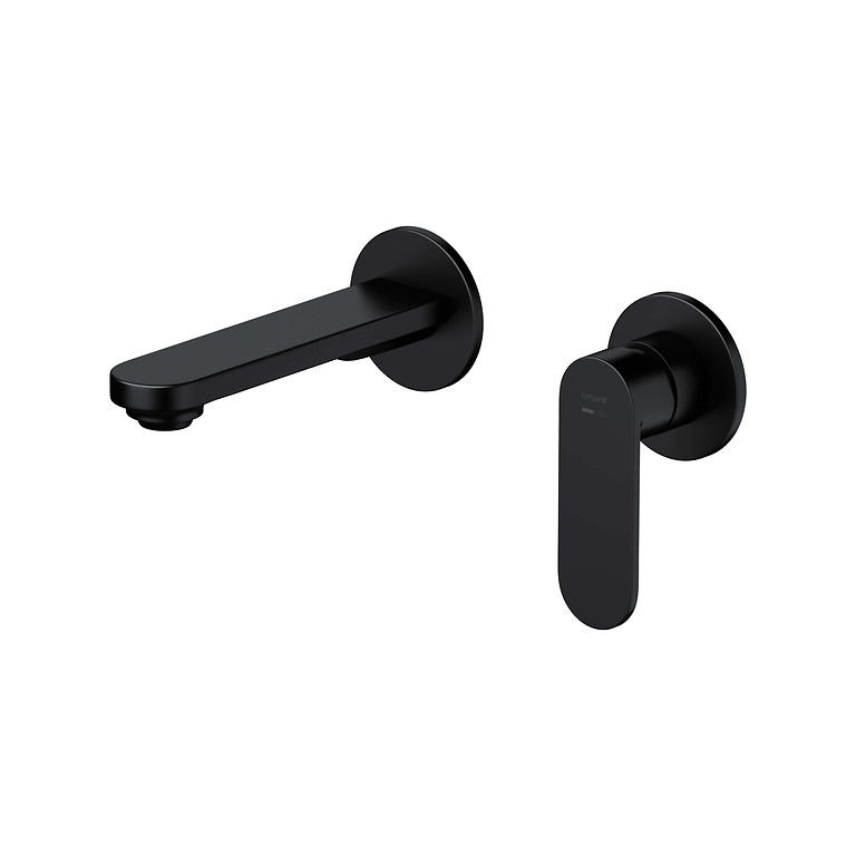 Luna by Cersanit Washbasin Faucet Concealed with Box Black S1057-008