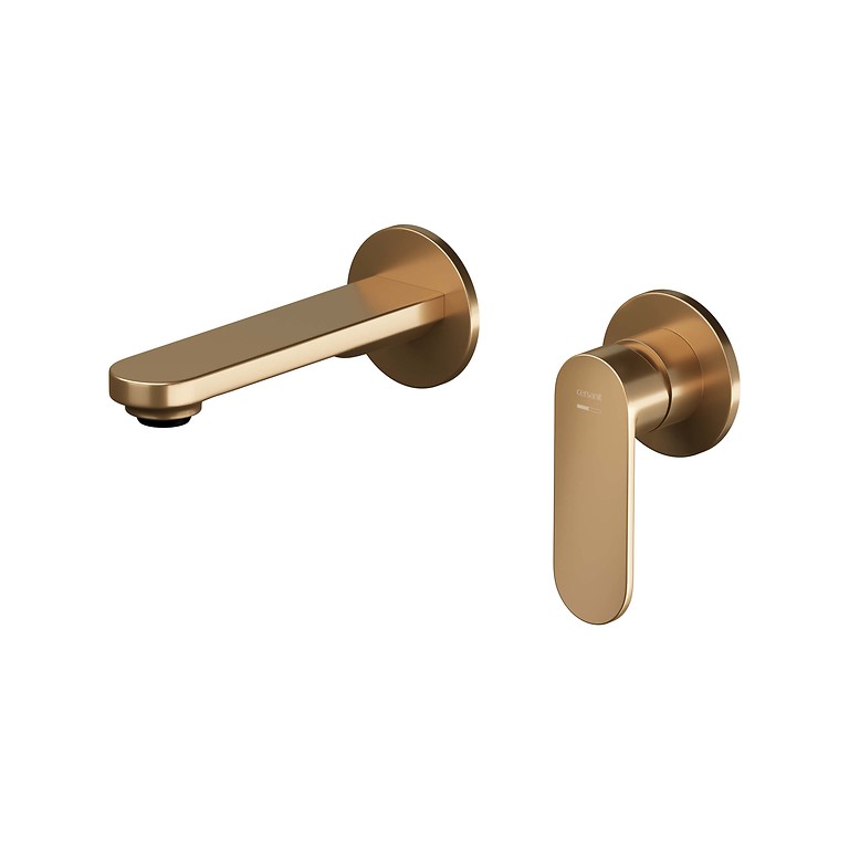 Luna by Cersanit Washbasin Faucet Concealed with Box Copper Brushed S1057-009