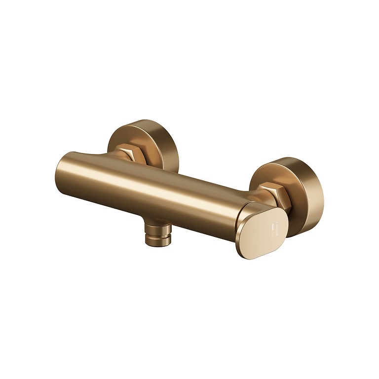 Luna by Cersanit Shower Faucet Wall-Mount Copper Brushed S1057-012