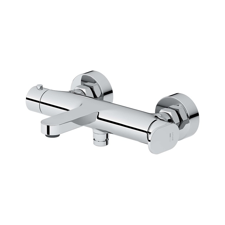 Luna by Cersanit Bathshower Faucet Wall-Mount Chrome S1057-013