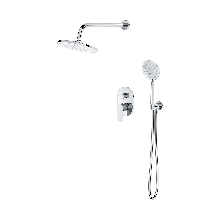 Luna by Cersanit Set C942: Concealed with Bathshower Faucet Chrome S1057-016