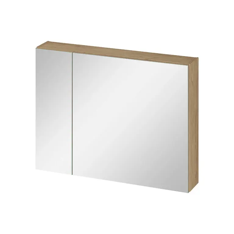 Mirror Cabinet 80 Hickory Oak DSM S1058-016