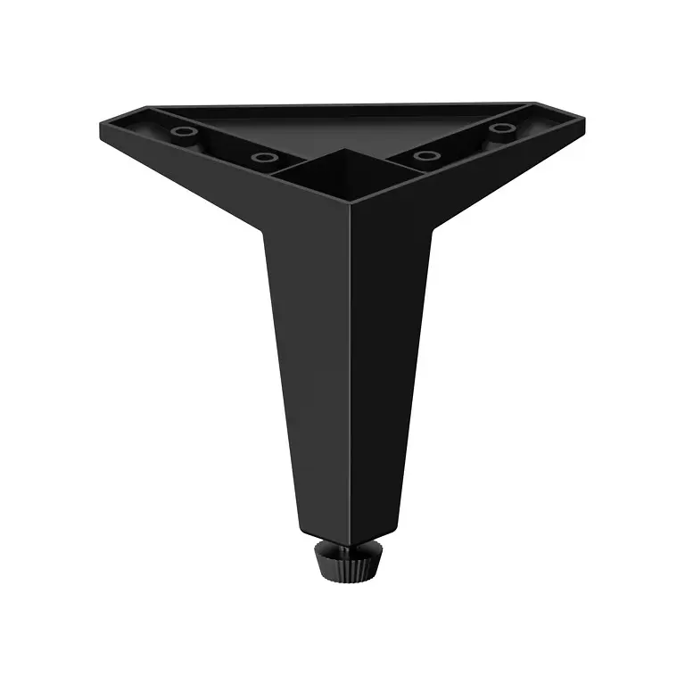 Ovida Furniture Leg Matte Black 1 Pcs S1061-002