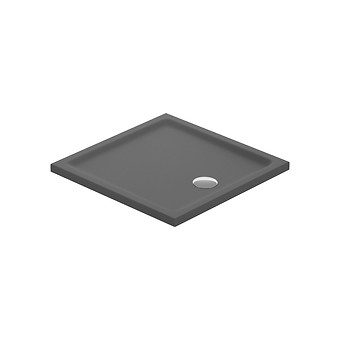 Douchebak Vierkant TAKO 80 × 80 × 4 cm Grijs Mat S204-040