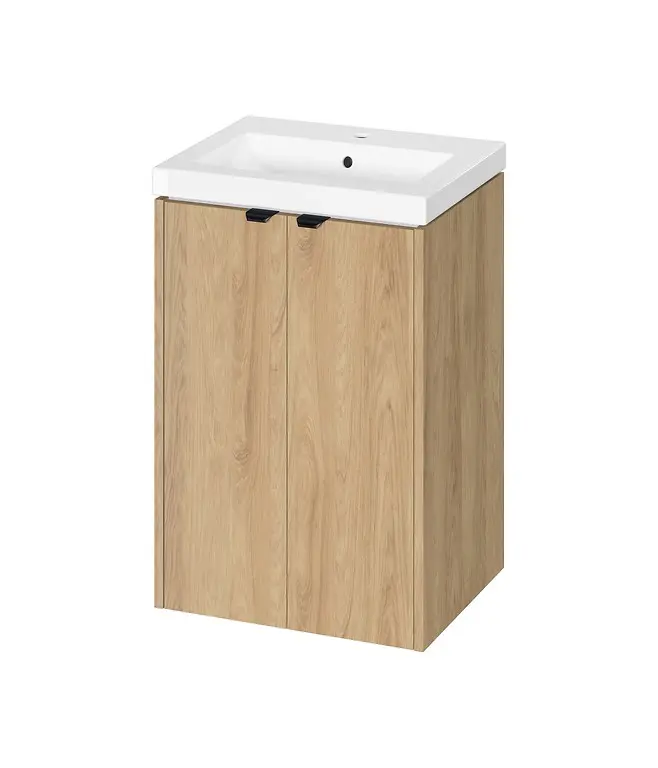 OVIDA 50 Washbasin Cabinet – Hickory Oak DSM S1058-009