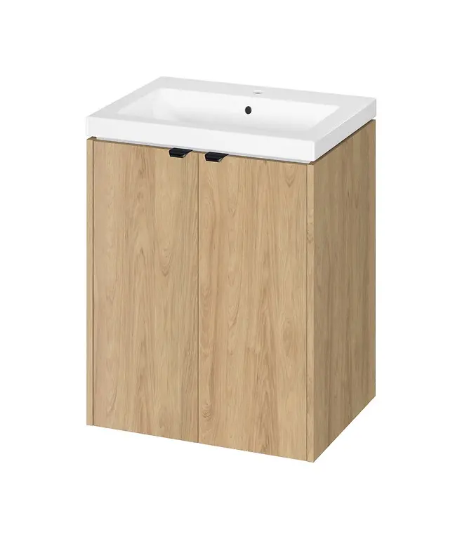 OVIDA 60 Washbasin Cabinet – Hickory Oak DSM S1058-010