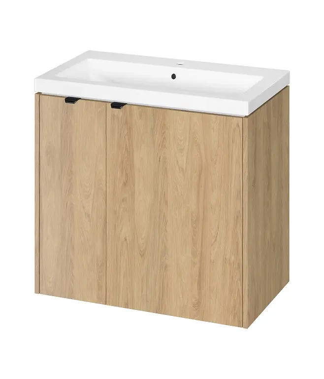 OVIDA 80 Cargo Washbasin Cabinet – Hickory Oak DSM S1058-011
