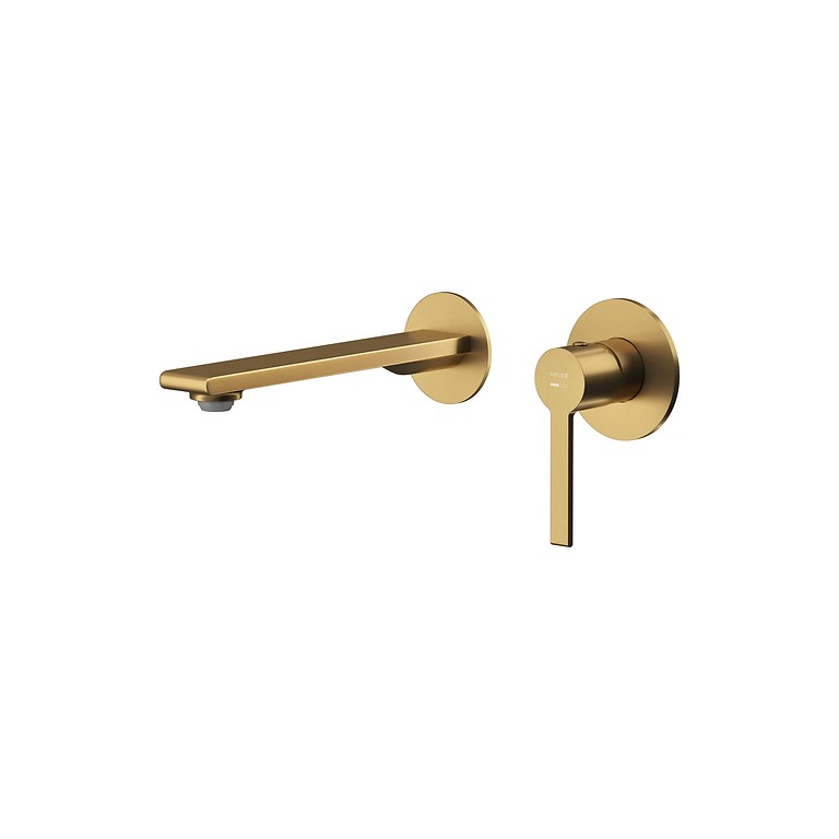 Virgo Washbasin Faucet Concealed with Box Gold Brushed S522-112