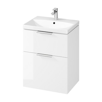 CITY BY CERSANIT 60 WASHBASIN CABINET WHITE DSM S584-017-DSM
