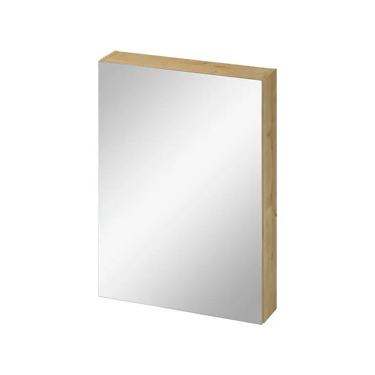 City by Cersanit 60 Mirror Cabinet Oak DSM S584-115