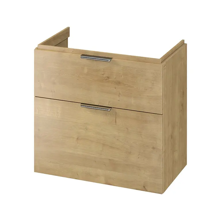 CITY by CERSANIT 80 Washbasin Cabinet – Oak DSM S584-120