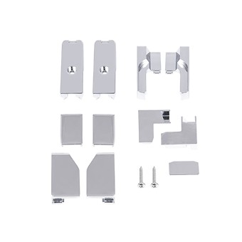 SET OF PLASTIC EL. AND SCREW MODUO SQUARE/DOOR S900-2648