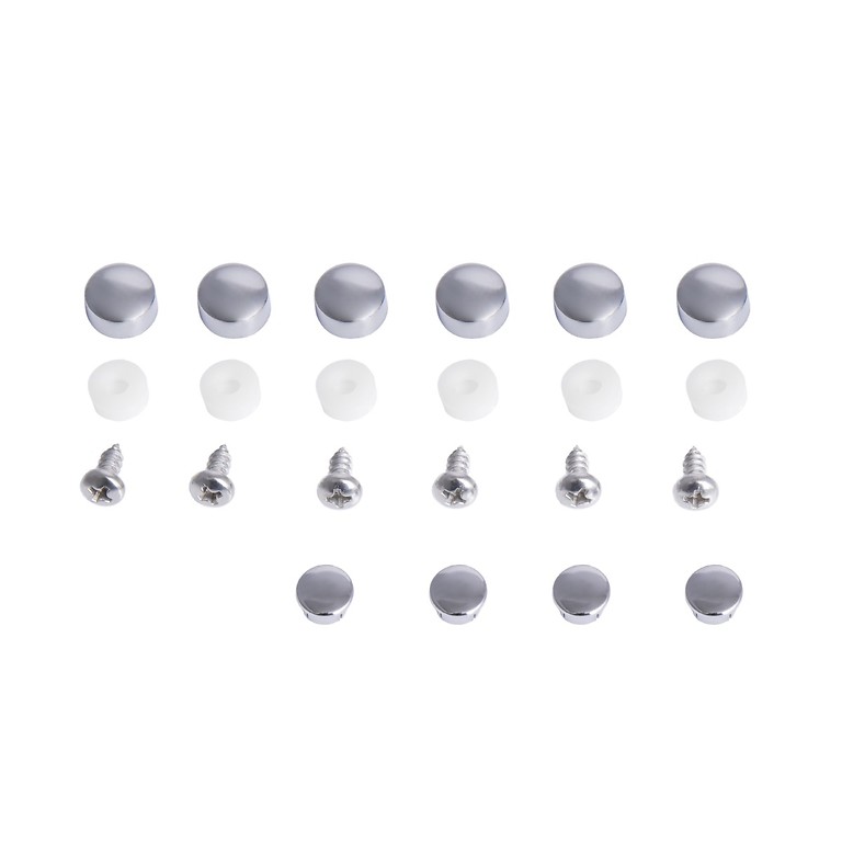 Schroeven en Afdekkappen voor Deurgat voor ZIP / ARTECO / BASIC – Set : S903-027