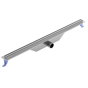 Slim linear drain tako 90 chrome