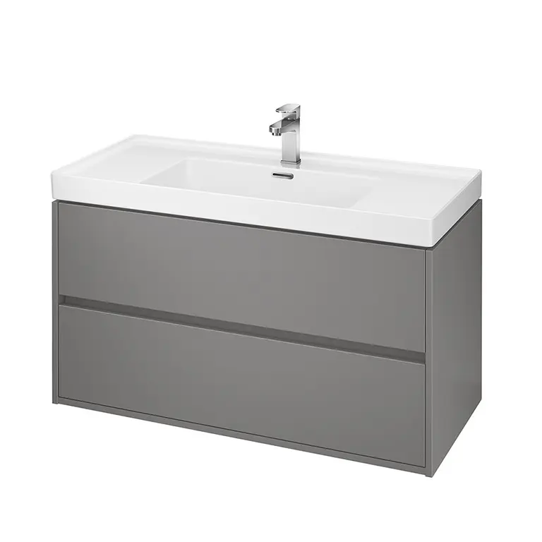 CREA 100 Grey Matt Washbasin Cabinet S924-019