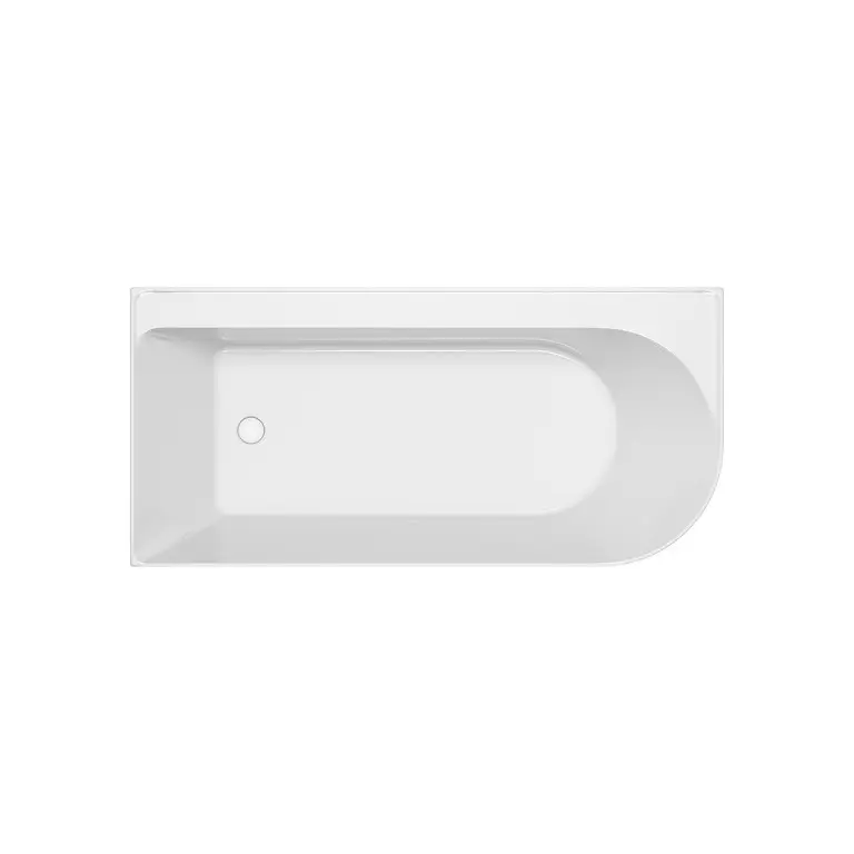 Crea Slim 170 × 80 cm Left Corner Freestanding Bathtub S931-041