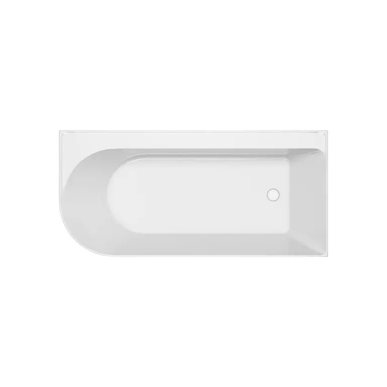 Crea Slim 170 × 80 cm Right Corner Freestanding Bathtub S931-042