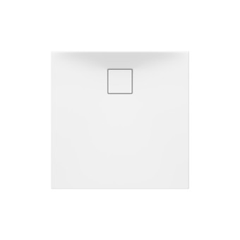 SHOWER TRAY SQUARE TAKO SLIM 80x4 WHITE MATT + SIPHON S932-157
