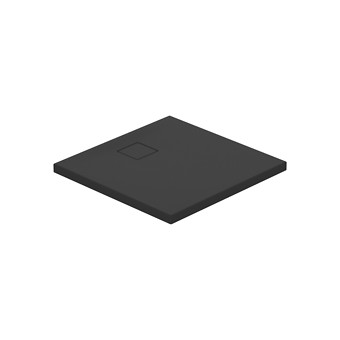Shower Tray Square TAKO SLIM 80×4 Black + Siphon S932-165