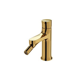 INVERTO BY CERSANIT DECK-MOUNTED BIDET FAUCET GOLD, 2 DESIGN IN 1 HANDLES: GOLD S951-289