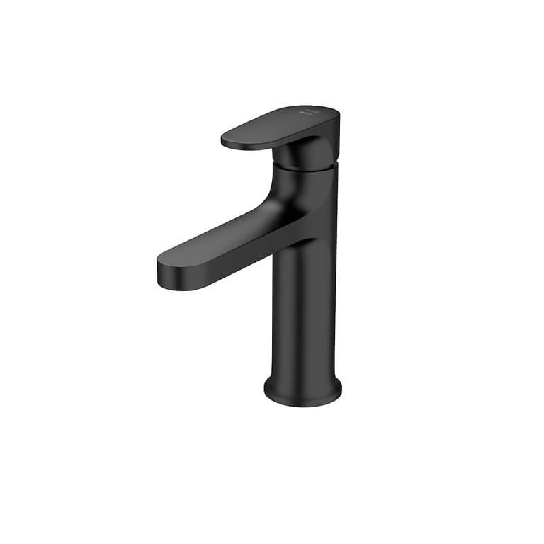 INVERTO BY CERSANIT WASTAFELKRANEN OP BORDMONTAGE ZWART, 2 DESIGN IN 1 HANDVATEN: ZWART EN GOUD S951‑295