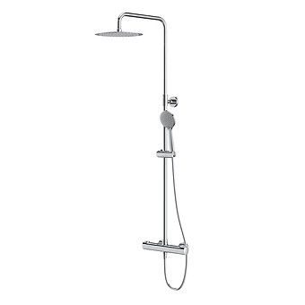 CITY OVAL SHOWER COLUMN WITH THERMOSTATIC FAUCET CHROME S951-340