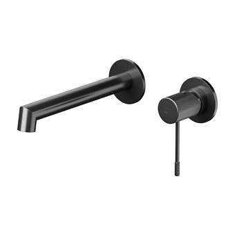 INBOUW WASTAFELKRAAN MET BOX ZEN gun metal zwart S951-794