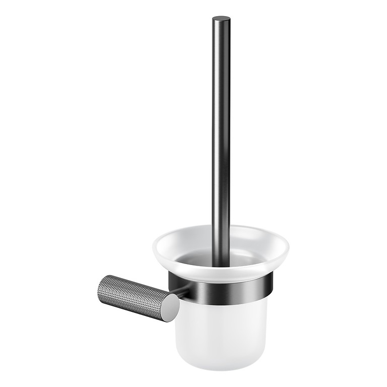 TOILETBORSTEL WANDMONTERING GUN METAL ZWART S951-900