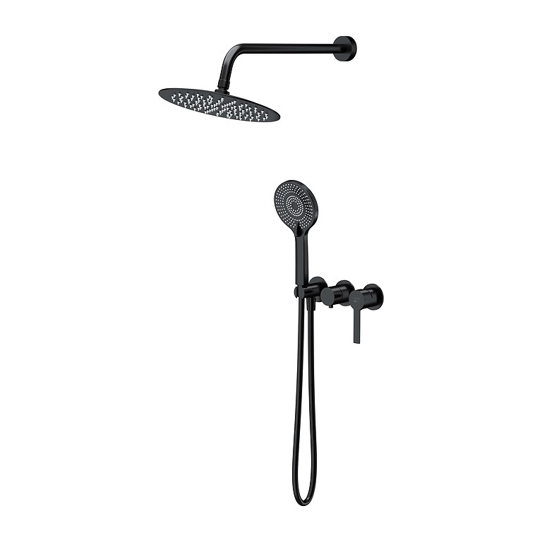 Virgo Set B918: Concealed with Bathshower Faucet Black S952-048
