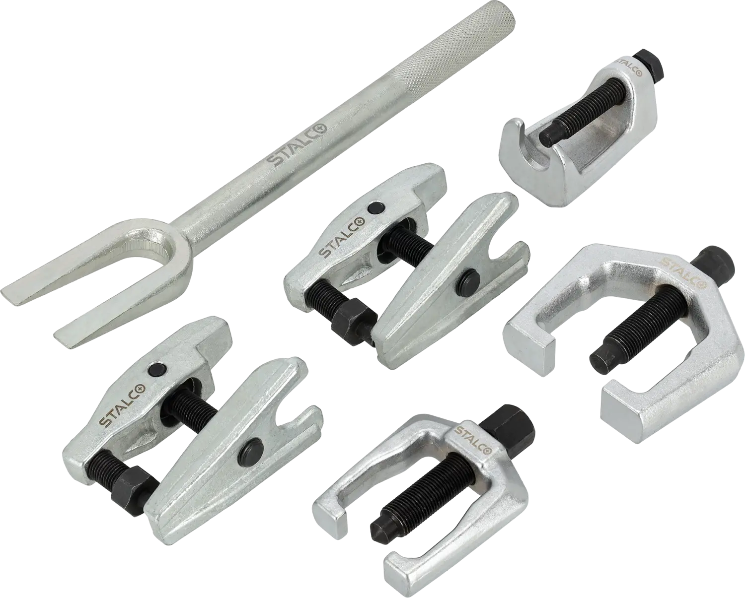 Kogelgewricht-trekkerset – 6-delig, EVA-schuiminleg | STALCO S026388810