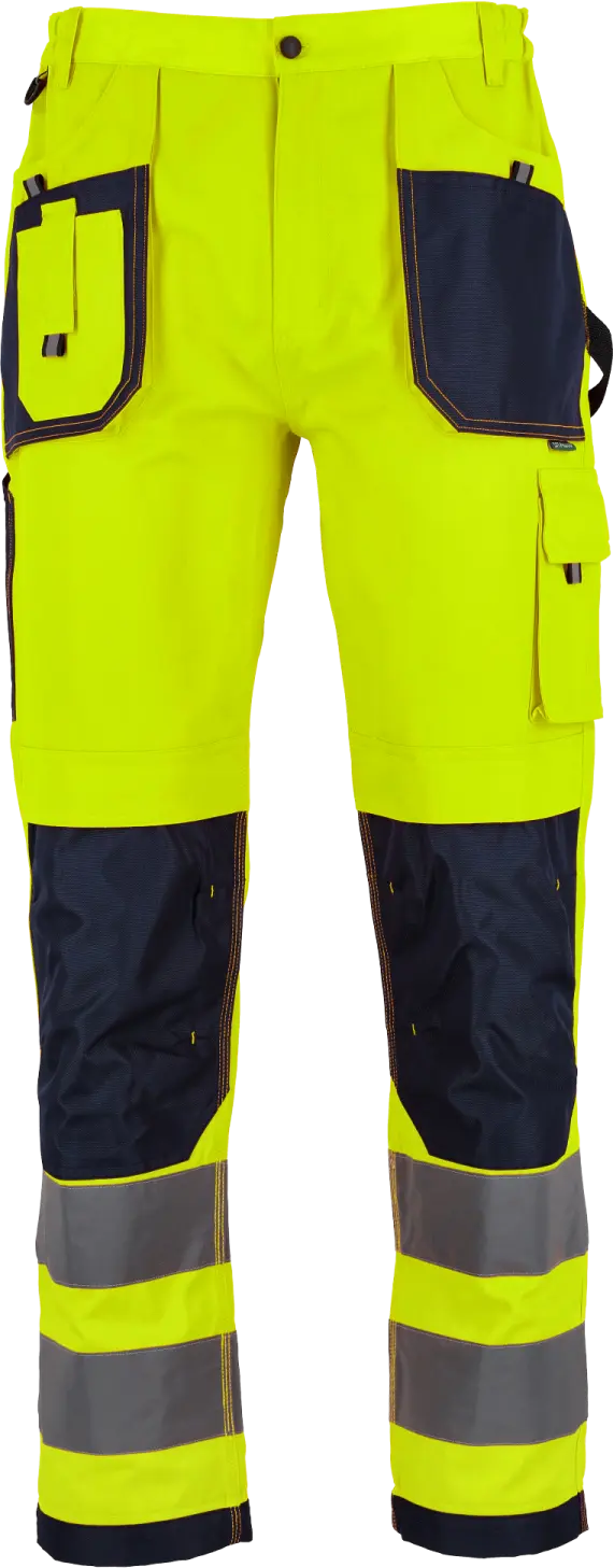 BASIC NEON LINE high-visibility work trousers M (5904012183711)