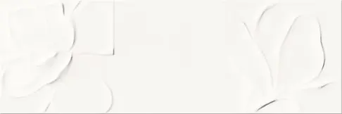 STRUCTURE PATTERN WHITE FLOWER STRUCTURE 25X75