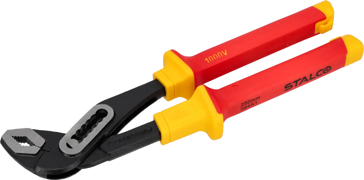 Water Pump Pliers 250mm 1000V VDE STALCO S-14450