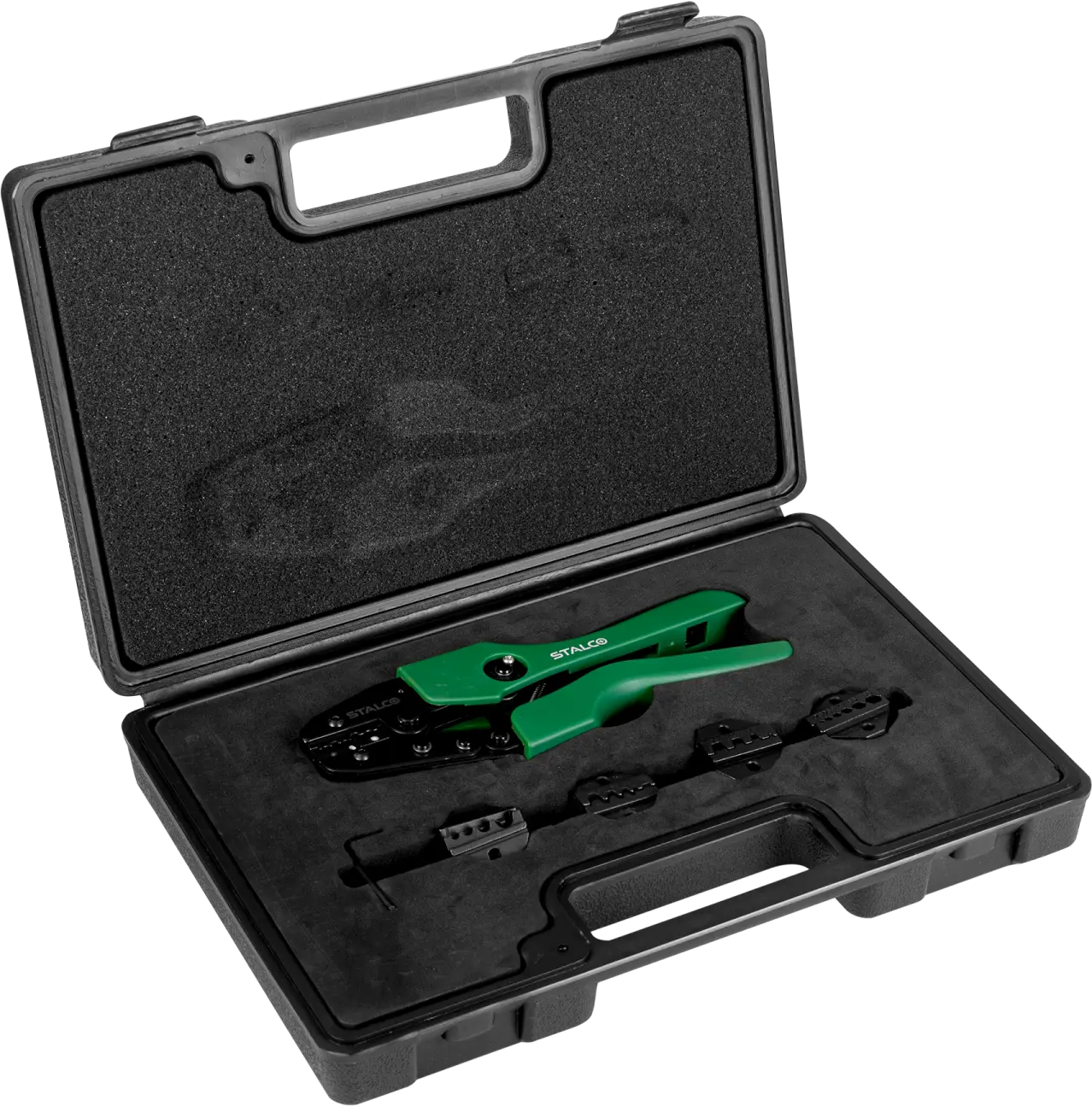 Crimping pliers set 6pcs, 5set of jaw + plier 220mm STALCO S011877014
