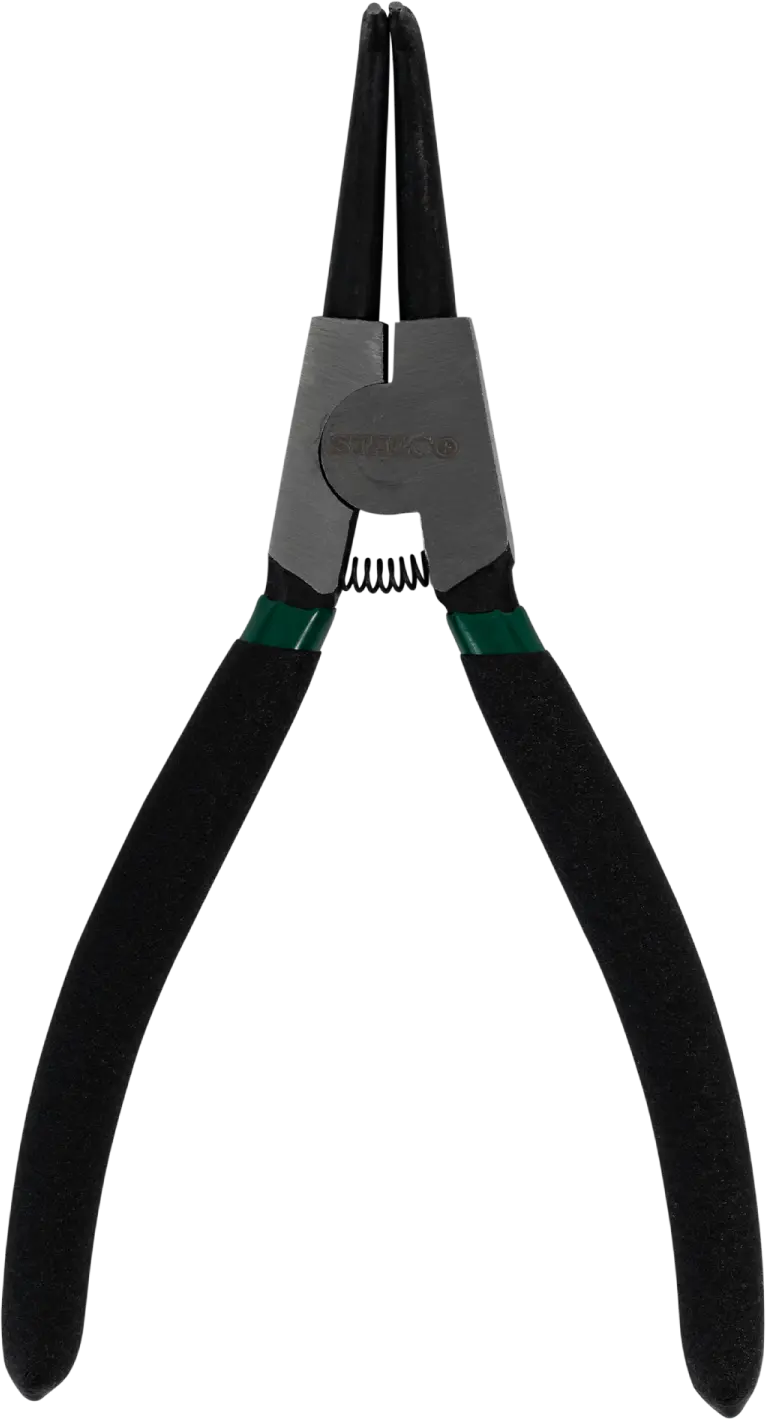 Outer Seeger Pliers, Curved 180mm STALCO S-14441